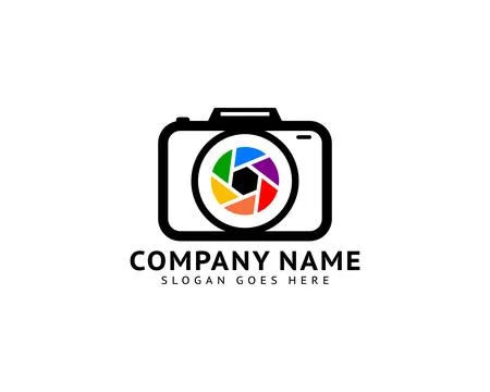 Camera photography logo icon vector template Иллюстрация