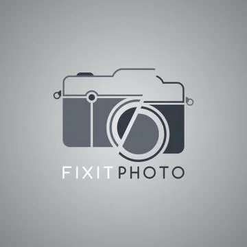 Camera photography theme Illustrazione stock
