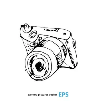 Camera photography vector illustration. Stock-Illustration