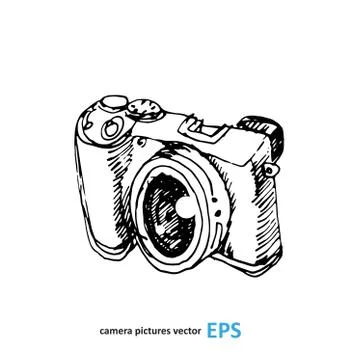 Camera photography vector illustration. Stockillustratie