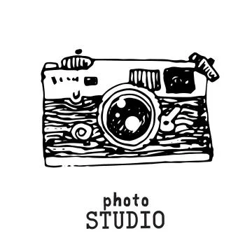 Camera photography vector illustration. イラスト素材