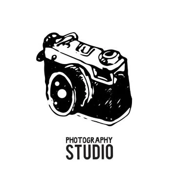 Camera photography vector illustration. Ilustração Stock