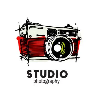 Camera photography vector illustration. Ilustração Stock