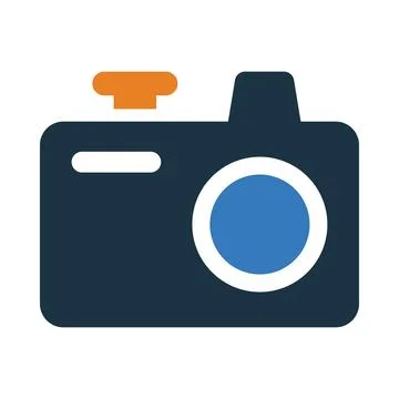Camera, picture, video camera, modern camera icon 스톡 일러스트