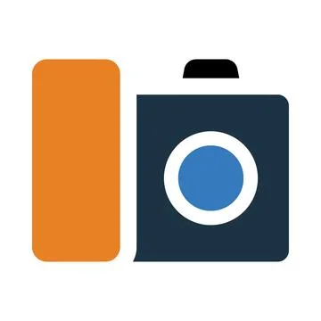 Camera, picture, video camera, modern camera icon Stock Illustration