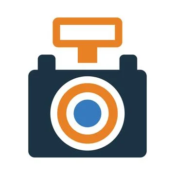 Camera, picture, video camera, modern camera icon 스톡 일러스트