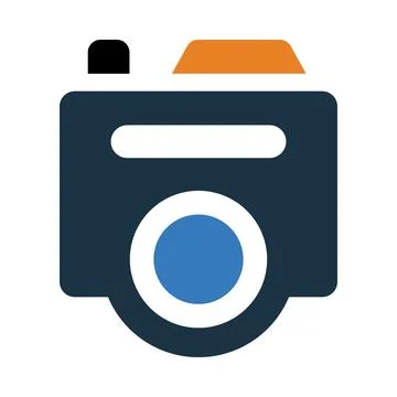 Camera, picture, video camera, modern camera icon 스톡 일러스트
