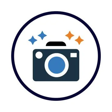 Camera, picture, video camera, modern camera icon 스톡 일러스트