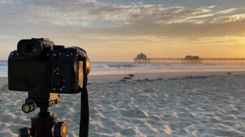 Camera &amp; Pier Stock Footage 156944219