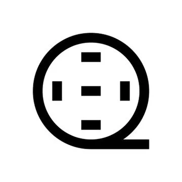Camera pixel perfect icon Stock Illustration