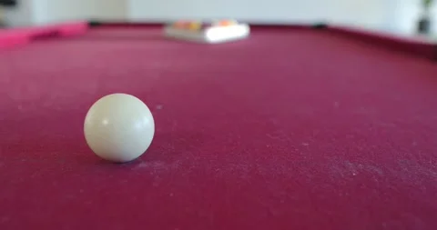 Camera is pulling back and shifting focus, revealing white spherical ball on Stock Footage 337237481