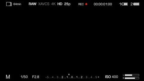 Camera Rec Overlay Recording Animation Stock Footage