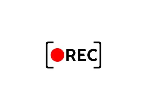 Camera Record Icon Button Stock Illustration