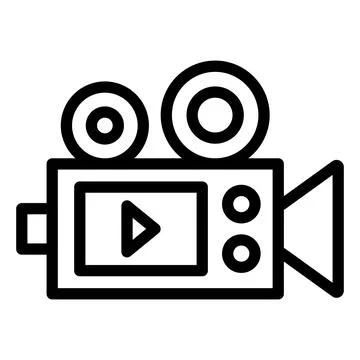 Camera record Vector Icon Design Illustration Stock Illustration