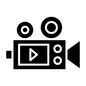 Camera record Vector Icon Design Illustration Illustrazione stock