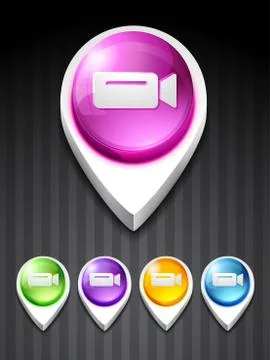 Camera recorder Stock Illustration