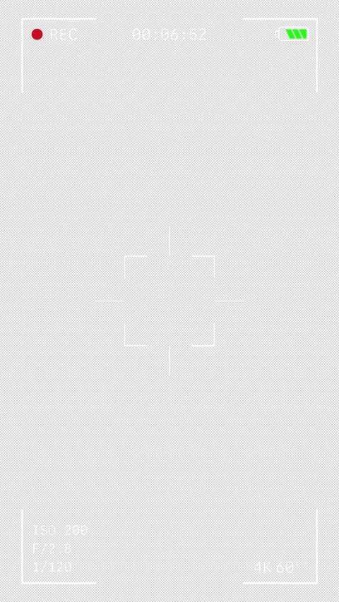 Camera Recorder Screen Overlay Alpha Channel, Vertical Mobile Recording Int.. Stock Footage 330694092