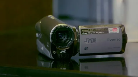 The camera is recording the entire process Stock Footage 261642039