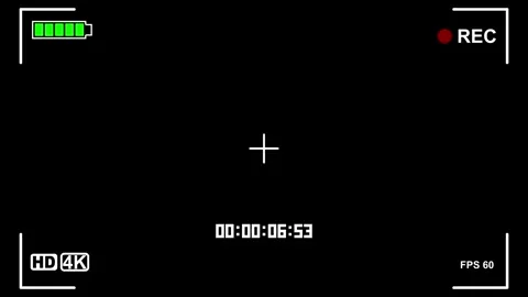 Camera Recording Interface with Chroma Key Background Stock Footage 281457561