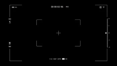 Camera recording screen 1 스톡 동영상 108112871