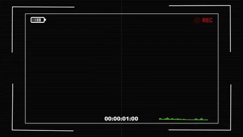 Camera Recording Screen with alpha channel, 4k Stock Footage 73833443