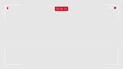 Camera recording screen with alpha channel Stock Footage 314588095