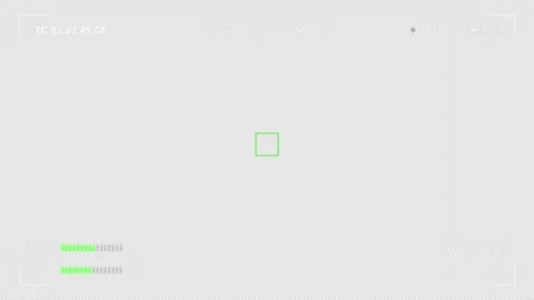 Camera Recording Screen Overlay with Alpha Channel 4K Stock Footage 331937377