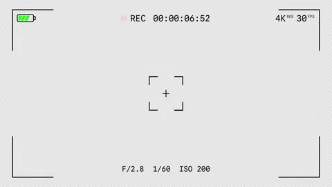 Camera Recording Screen Overlay with Alpha Channel on Transparent Backgroun.. 库存影片 333622425