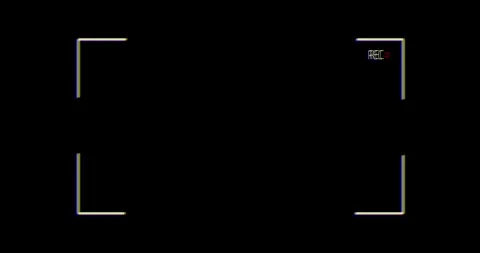 Camera recording screen, viewfinder Stock Footage 241739615