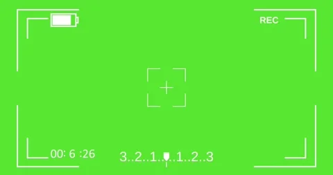 Camera Recording viewfinder. Stock Footage 140280173