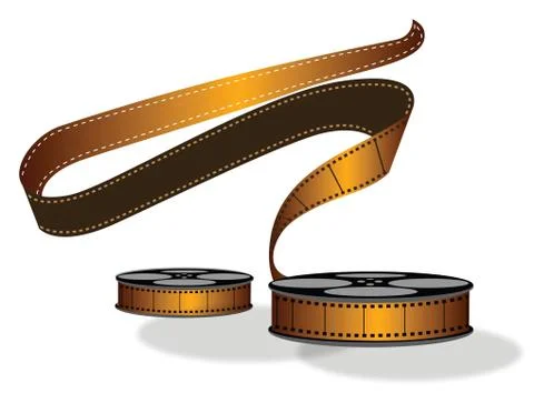 Camera reel Stock Illustration