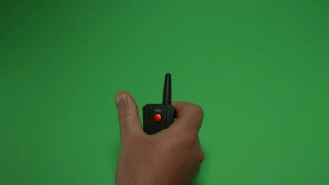 Camera remote control on Green screen Chroma key pt1 of 8 Stock Footage 240351753
