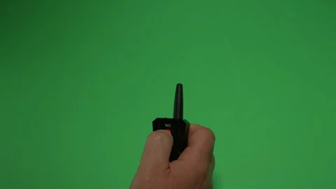 Camera remote control on Green screen Chroma key pt3 of 8 Stock Footage 240352474