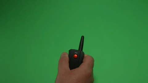 Camera remote control on Green screen Chroma key pt2 of 8 Stock Footage 240352495