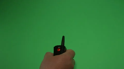 Camera remote control on Green screen Chroma key pt5 of 8 Video stock 240352859