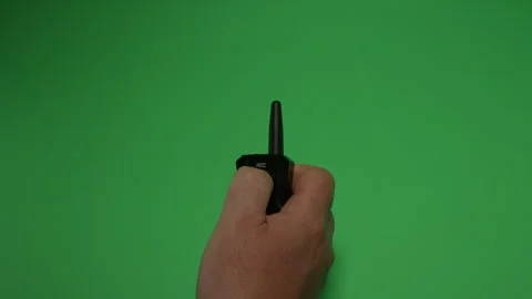 Camera remote control on Green screen Chroma key pt7 of 8 Stock Footage 240353510