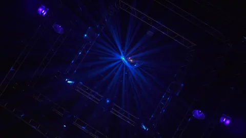 The camera revolves around disco ball Stock Footage 119997526