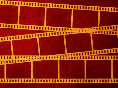 Camera roll background Illustrazione stock