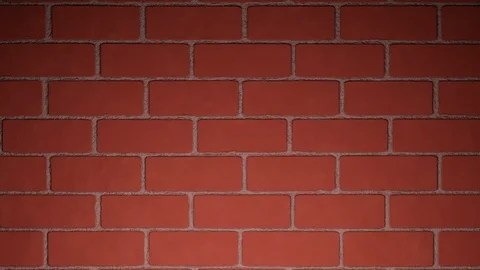 Camera rotation around its axis in a place with 4 dimly lit brick walls. Firs Video stock 101106803