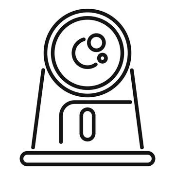 Camera scanner icon outline vector. Scan receipt 스톡 일러스트