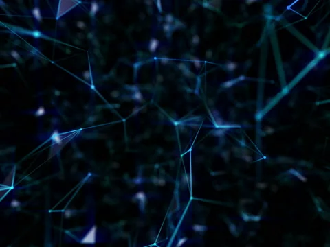 The camera scans neural connections. Depth of field moves from front to back and Stock Footage 103629735