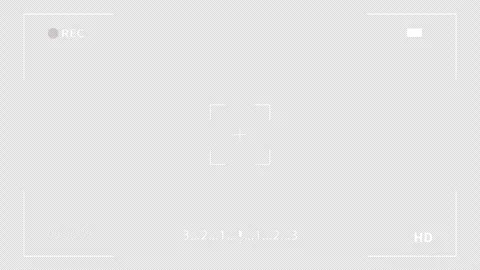 Camera screen recording overlay with alpha channel Stock Footage 314091777