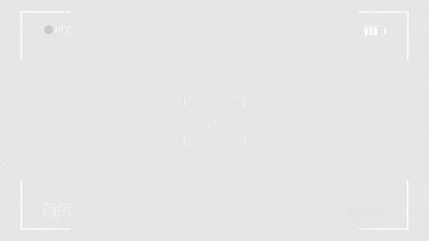 Camera screen recording overlay with alpha channel Stock Footage 314092423