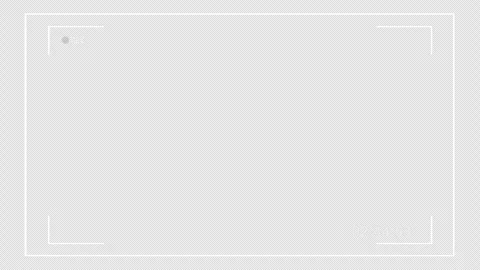 Camera screen recording overlay with alpha channel Stock Footage 314095868