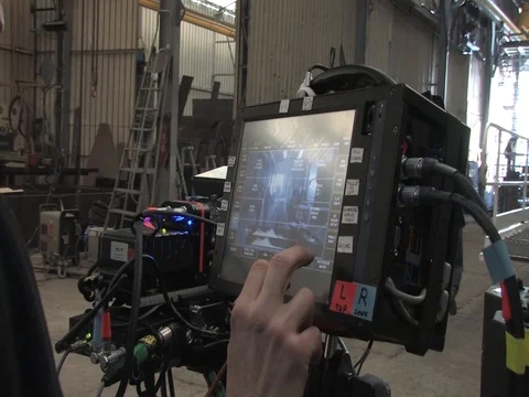 Camera screen setup Stock Footage 71232625