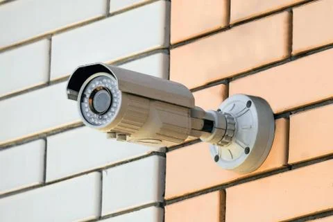 Camera security system. CCTV camera. Stock Photos