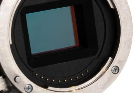 Camera sensor and lent mount 写真素材