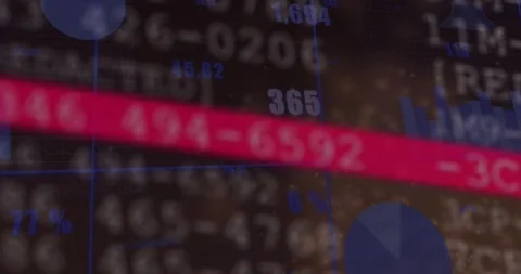 On camera shift dashboard moving, red stripe crossing, marking redacted row, Stock Footage 334036314