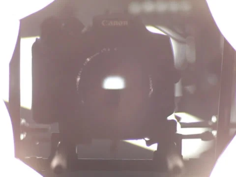 Camera shooting crane, front view Video stock 35106075