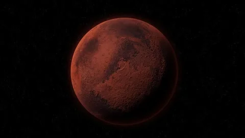 The camera shows Mars from different angles Stock Footage 246538829